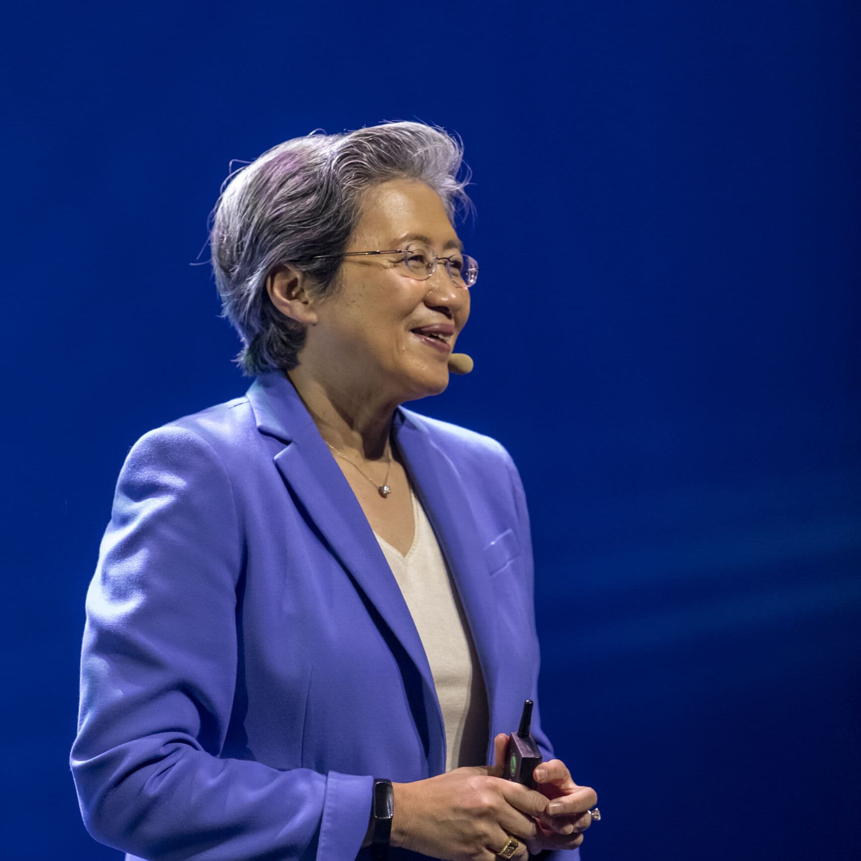 Lisa Su speaking at ITF 2024